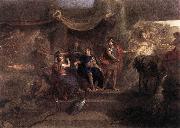 LE BRUN, Charles The Resolution of Louis XIV to Make War on the Dutch Republic g Spain oil painting artist